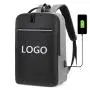 ZR904 Man Laptop Bag USB Charger Computer Cover Women Backpack Oxford Waterproof Zipper Print Logo Backpack Business Schoolbag