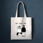 Custom Printed Organic Calico Printed Reusable Shopping Bag Cotton Canvas Tote Bag With Logo