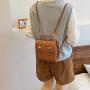 Large capacity fashionable and minimalist style backpack carteras para mujer 	 sac a main