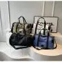 ZR924 New Leisure Travel Bag Fashion Outdoor Sports Shoulder Bag Oxford Cloth Wear-resistant Foldable luggage Fitness Bag