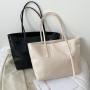 Ladies Shopping Hand Bag Large Capacity PU Leather Tote Handbags Women Shoulder Bags