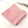 Custom Embroidery Pink Velvet Drawstring Wedding Party Gift Jewelry Storage Bag Recycled Soft Velvet Dust Pouch