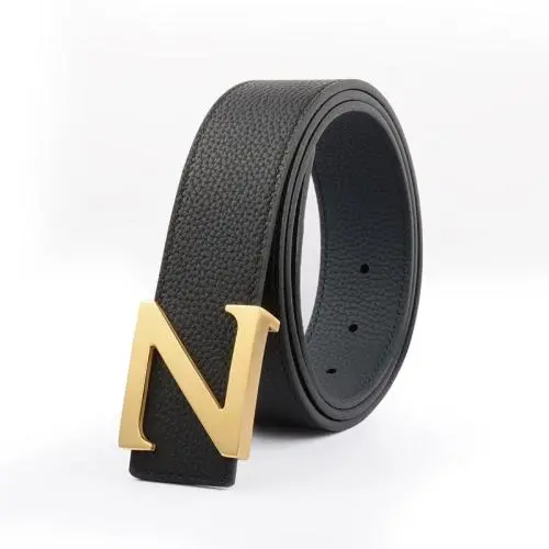 Cinturones De Cuero Genuinos Luxury 100Genuine Belt For Man Custom Logo Genuine Leather Men'S Fashion Designer Mens Belts