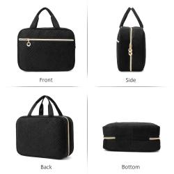 Lovevook 2022 Waterproof Travel Toiletry Bag with 360 Rotating Hooks Foldable Large Wash Bag Multifunction Women's Cosmetic Bag