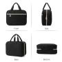 Lovevook 2022 Waterproof Travel Toiletry Bag with 360 Rotating Hooks Foldable Large Wash Bag Multifunction Women's Cosmetic Bag