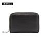 Cartera Cheap Genuine Leather Anti-Theft Protection Rfid Blocking Credit Card Holder Wallet With Zipper Purse Wallet Vintage