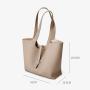 2024 New Design Ladies Pu Leather Shoulder Bag High Quality Large Capacity Tote Bag With Pouch