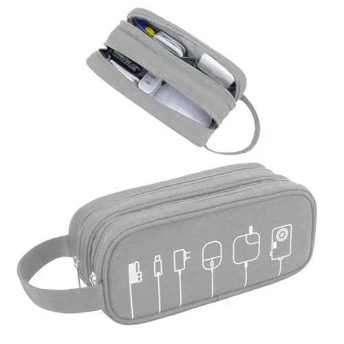 Custom Medium Travel Hanging Cosmetic Organizer Water Repellent Toiletry Zipper Storage Bags Practical Makeup Cases