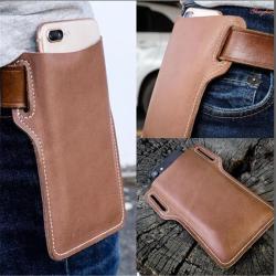 ZR608 Waist Bag Hanging Waist Phone Sports Retro Travel Waterproof Bag Solid Color Outdoors Phone Card Bag Customized logo