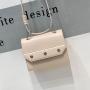 Custom logo leather women crossbody bags handbags adjustable leather women's shoulder bag