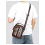 ZF137 New Fashion Leather Shoulder Bag Men Business Crossbody Bag Retro Leisure Head Layer Cowhide Bag Wearable