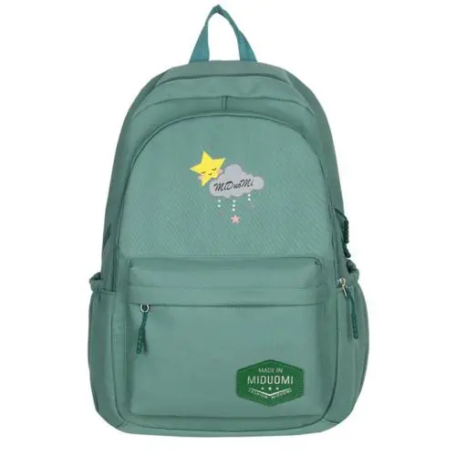 ZR478 Unisex Waterproof New Fashion Backpack Nylon Custom Logo Schoolbag Travel Student Zipper Minimalist Schoolbag Laptop Bag
