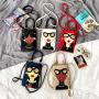 Fashion design retro INS style hand-held slant small square bag PU for  woman