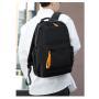HR592 Casual Men's Backpack Fashion Outdoor Backpack Women Polyester Leisure Waterproof Travel Bag Business Man Phone Laptop Bag