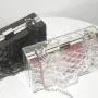 Transparent Evening luxury Shoulder handbags Crossbody clutch acrylic chain bags womens pvc purses clear black