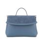 2021 oem hot sale pu leather fashion blue bag suede cross body branded women hand bags