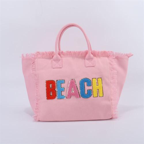 Personalized Summer Bag Large Fringe Canvas Bag Weekender Girls Trip Gift Vacation tote ladys traveling bag girls handbags beach