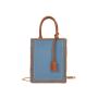 Fashion Female Women DIY Manual Small Square Handbags China Wholesale PU Womens Bags 2021 Hand-stitched Bags for Ladies