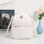 Mini backpack 2024 wholesale pu leather backpacks for women embroidery solid color small ladies shoulder bags