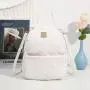 Mini backpack 2024 wholesale pu leather backpacks for women embroidery solid color small ladies shoulder bags