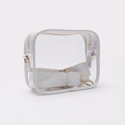 New Arrivals Best Gifts Clear Crossbody Purse For Women Custom Clear Stadium Bag Transparent PVC Crossbody Bag