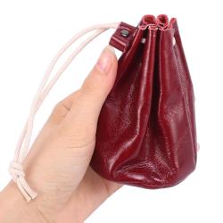 SN023 Small Pocket Coins Purse Genuine Leather Lipstick Organizer Mini Pouch Toiletry Bag Creative Coin Purse Cute Headphone Bag