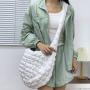 2024 Custom Quilted Embroidery Shoulder Hobo Bag For Women Bubble Design