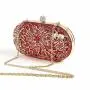 New arrival rhinestone clutch bag golden ladies purses diamond flowers clutch handbag wedding party evening bags