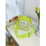 Wholesale Transparent PVC Messenger Bag Customized Fashion Chain Shoulder Clear Women Crossbody Bags