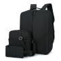 Gelory Travel Business Laptop Backpack 3 In 1 Crossbody Shoulder Bag Laptop Computer Backpack Set With Usb Charging Port