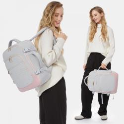 LOVEVOOK30L Travel Backpack Personal Item CarryOn Backpack Flight Approved 17in Laptop Weekender Travel Overnight Daypack Unisex
