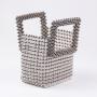 2024 CUSTOM New Fashion Acrylic resin beaded Evening Tote Handbags Lady Dinner Purses Ladies Party Tote Hand bags For Females