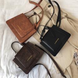 Chic Bag Wholesale PU Ladies Shoulder Small Square Bag Luxury Female Handbag with Letter 2024 New Style Customs Handbag