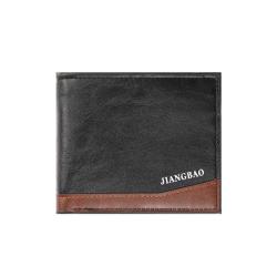 Men's Short Multi-Card Business Wallet Bag Waterproof Horizontal Design with Open Closure Cross-Border Fashionable Accessory