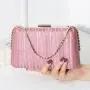 New Ladies Evening Bag Diamond Handbags Women Banquet Dinner Clutch Bag Chain Small Square Bag