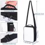Mini Blank Polyester Insulated Neoprene Sublimation Lunch Bag With Shoulder Strap