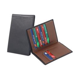 Wholesale Custom Leather Travel Passport Holder RFID Leather Bifold  Passport Holder