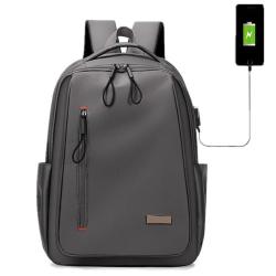 HR126 Unisex Casual Sport Travel Backpack USB Charging Business Waterproof Laptop Bags Leisure Customized Logo School Bag
