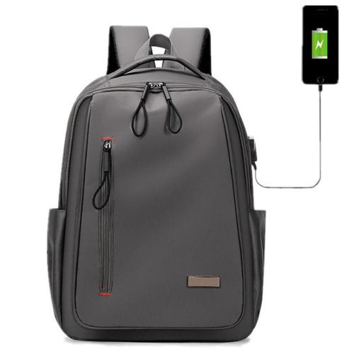 HR126 Unisex Casual Sport Travel Backpack USB Charging Business Waterproof Laptop Bags Leisure Customized Logo School Bag