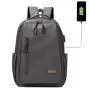 HR126 Unisex Casual Sport Travel Backpack USB Charging Business Waterproof Laptop Bags Leisure Customized Logo School Bag