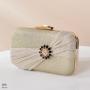 Beautiful Ladies Diamond Flower Hand Bags Four Color Party Sequin Evening Clutch Bags For Girls sac tendance 2024