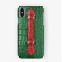 Ins Hot Sales Genuine Leather Embossed Crocodile Pattern Mobile Cell Phone Case Cover With Handle For Iphone 12 13 14 15 pro max