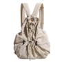 XL060 Lightweight Pleated Nylon Shoulder Bag Large Capacity Drawstring Back Shoulder Bag Korean Japanese Style Backpack