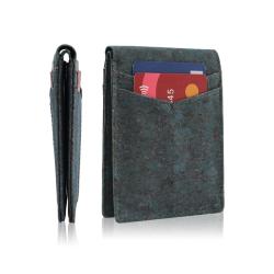 Manufacturer wholesale cork leather wallet rfid blocking men bifold wallet cork leather wallet