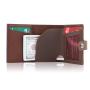 Wholesale genuine leather metal wallet credit card holder aluminium card holder smart wallet