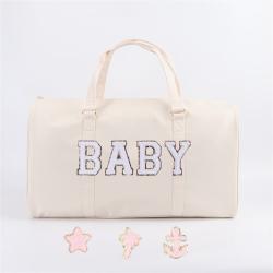 Keymay RTS Stock Wholesale Custom Nylon Waterproof Duffel Bag Women Girls Personalized  Gifts Duffel Weekender Travel Bag