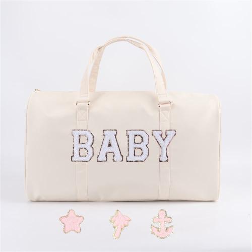 Keymay RTS Stock Wholesale Custom Nylon Waterproof Duffel Bag Women Girls Personalized  Gifts Duffel Weekender Travel Bag