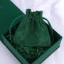 Custom Logo Printing Velvet Jewelry Packaging Pouch Bag For Earring Necklace Bracelet Mini Velvet Christmas Gift Drawstring Bag
