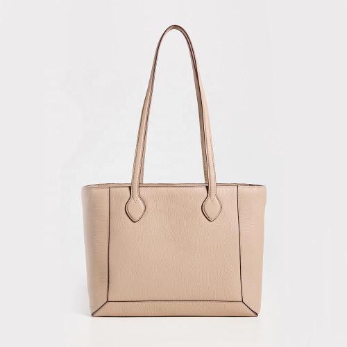 2023 New Arrival Customized Womens Tote Bags Soft Pu Leather Large Shopper Bag Business Ladies Tote Bag With Pockets And Zipper