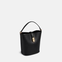 2024 New Shoulder Good Quality Vintage Bag Solid Color Brown Canvas Tote Bag Women Handbag Lady Women's Bucket bags